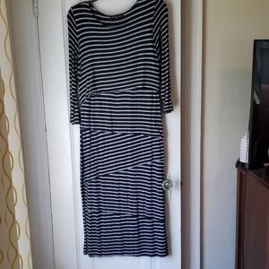 Navy Stripe Dress